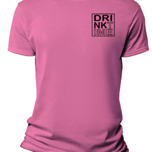 Drink Time Black Boxed Insignia Short Sleeved Front