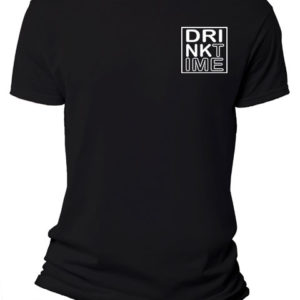 Drink Time White Boxed Insignia Short Sleeve Front
