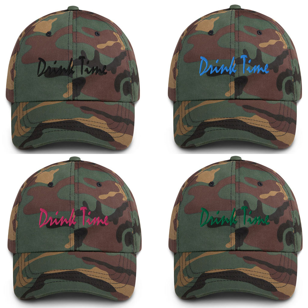 You are currently viewing Camouflage Drink Time Baseball Caps