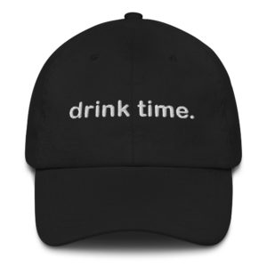 Drink Time Type A Baseball Cap White